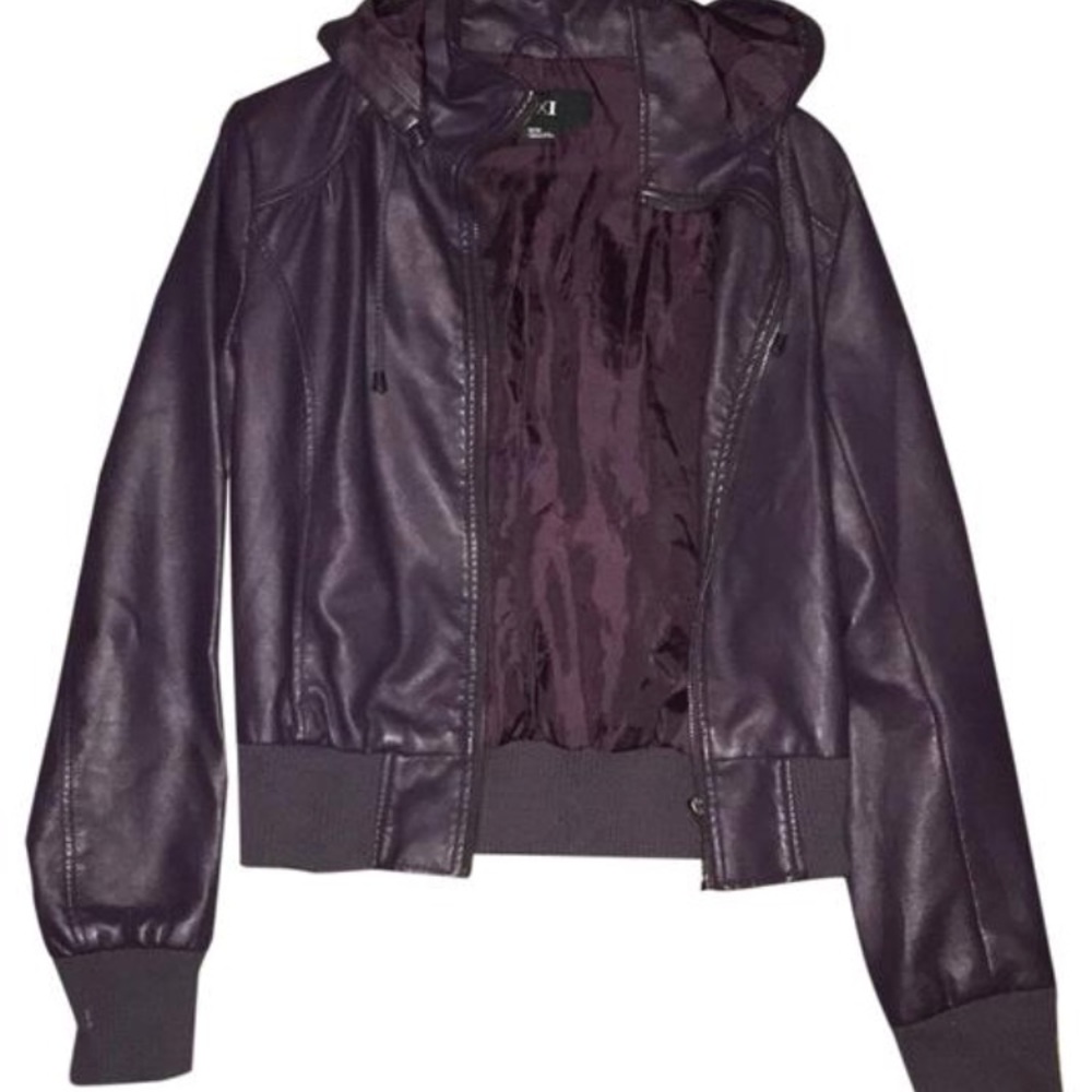 Purple Leather Jacket , Forever 21