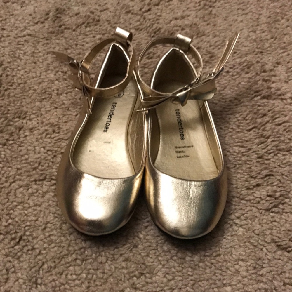 Gold slippers