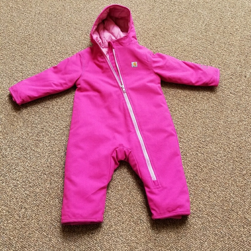 Carhartt Baby Girls Quick Duck Snowsuit