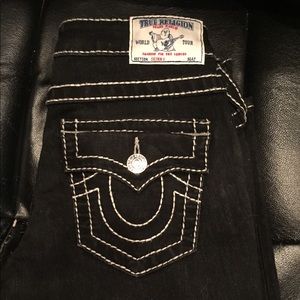 Black true Religion Skinny Jeans