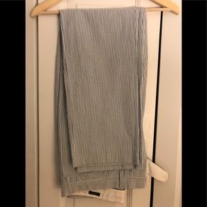 J crew searsucker pants