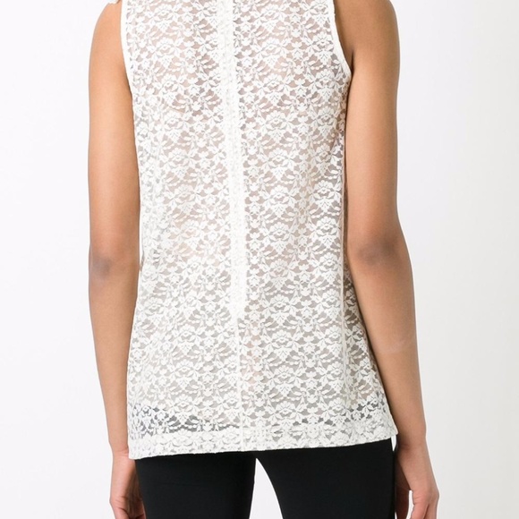 Stella McCartney Ruffle Lace Blouse Size Small - Picture 7 of 7