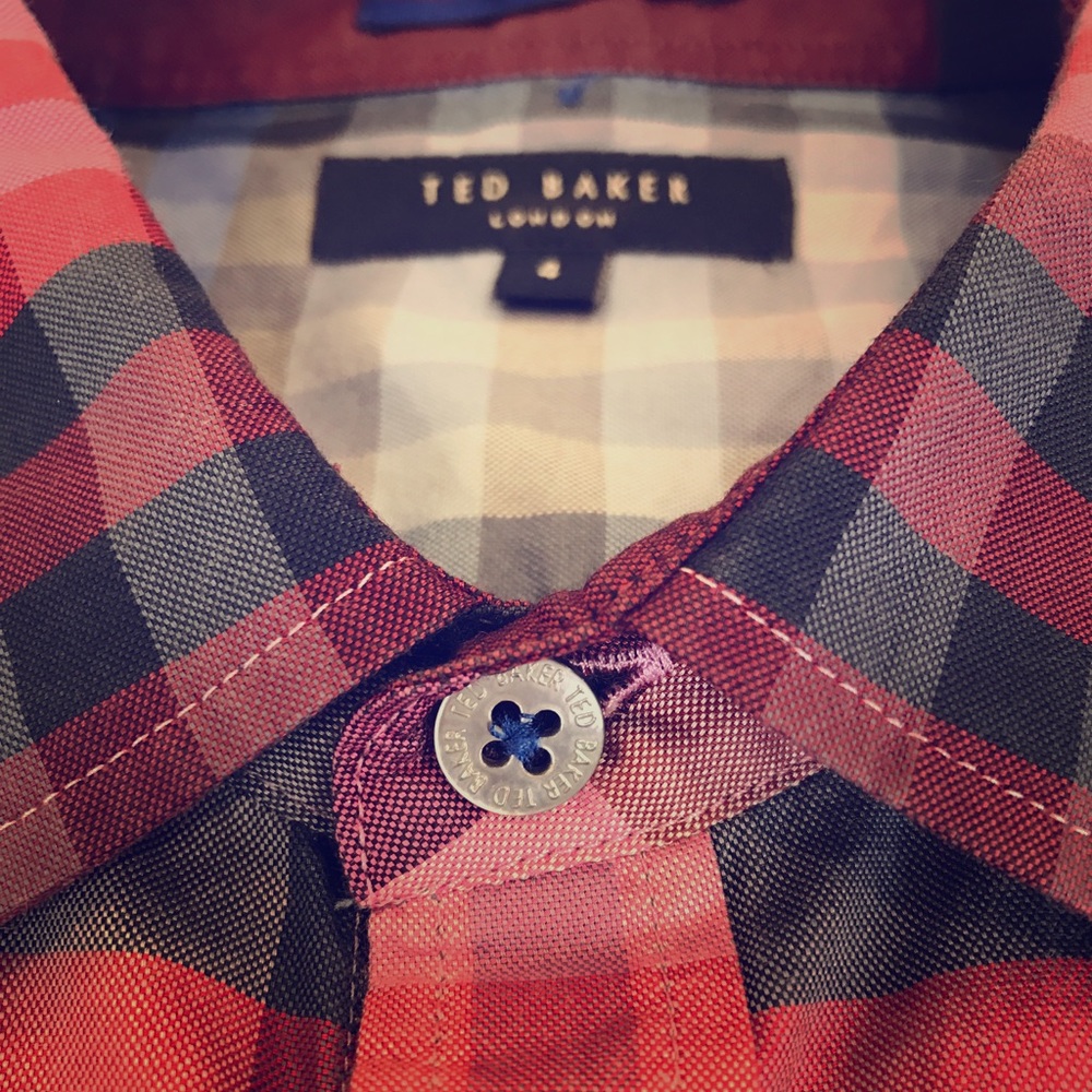 Men's Ted Baker Button Up Tailored Shirt (4)