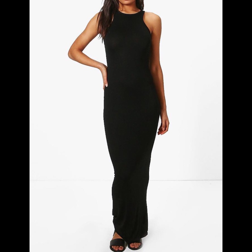 Boohoo high neck maxi dresses!!