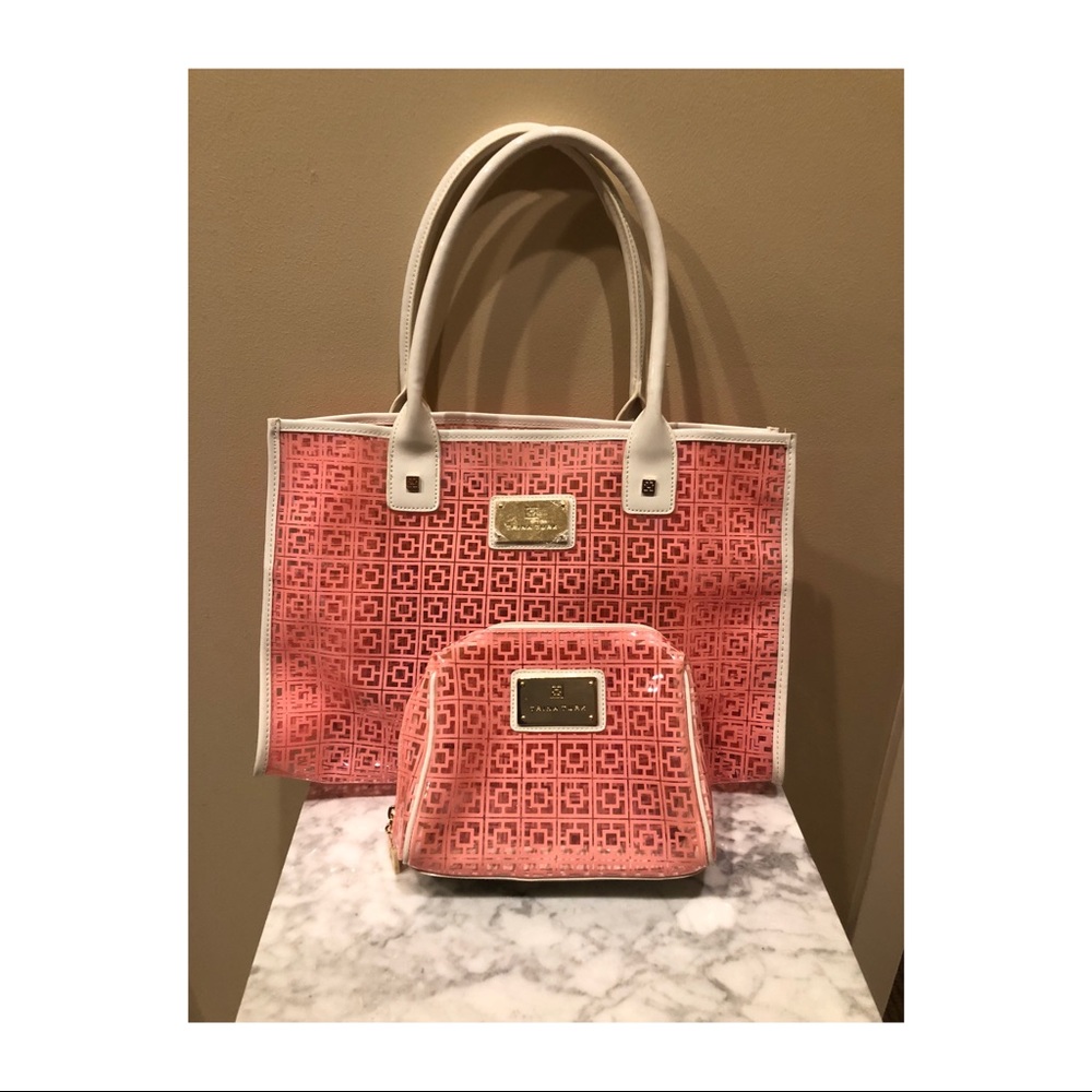 Trina Turk Catalina Tote and cosmetic case
