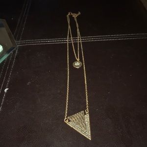 Long layered necklace