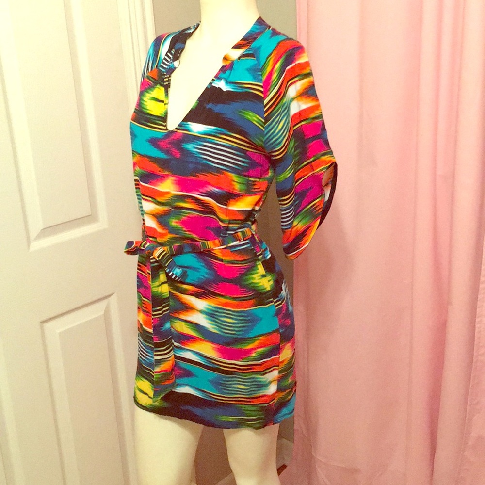 Viereck Colorful mini dress