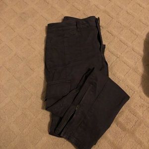 White House Black Market skinny cargo jeans