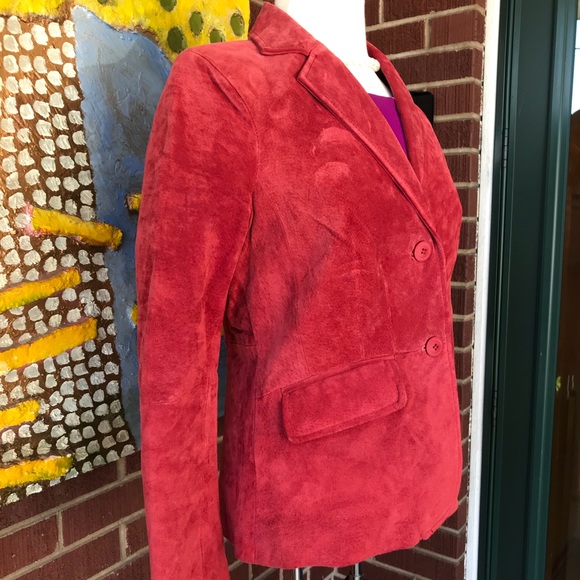 Liz & Co. 100% Suede Leather Jacket - Picture 2 of 8