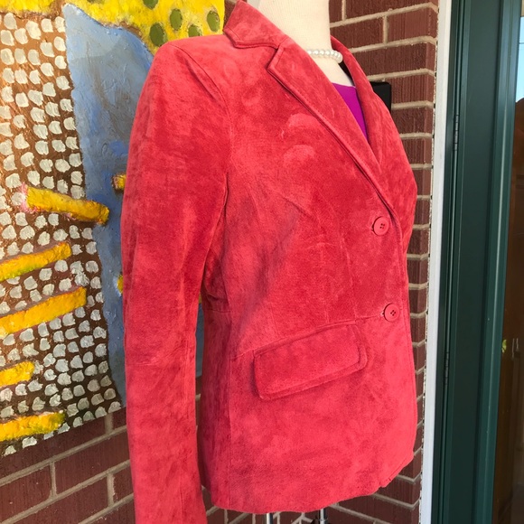 Liz & Co. 100% Suede Leather Jacket - Picture 3 of 8