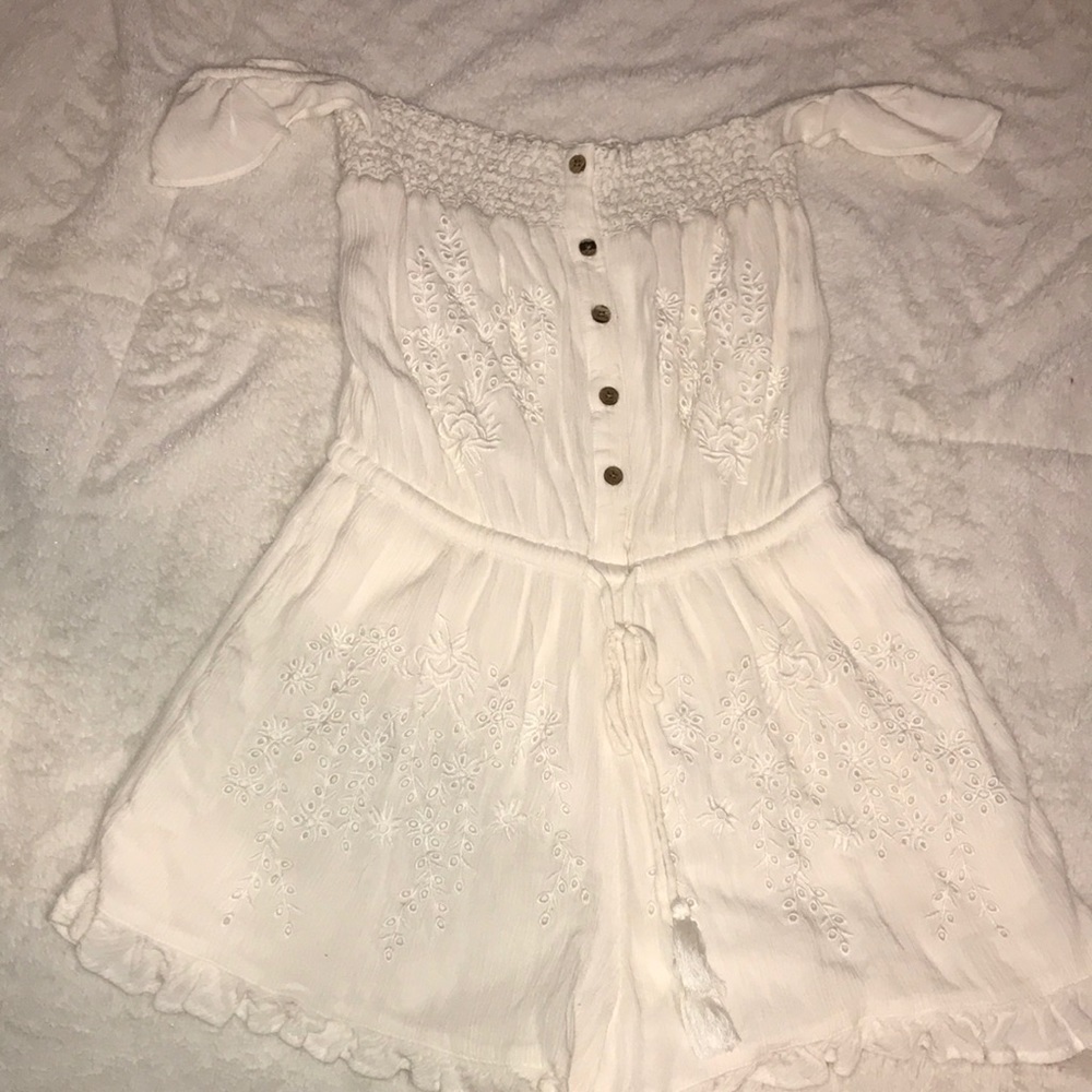 white romper