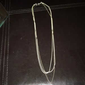 Cute layered necklace with different beads