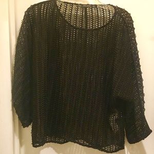 Zara mesh top black never worn.