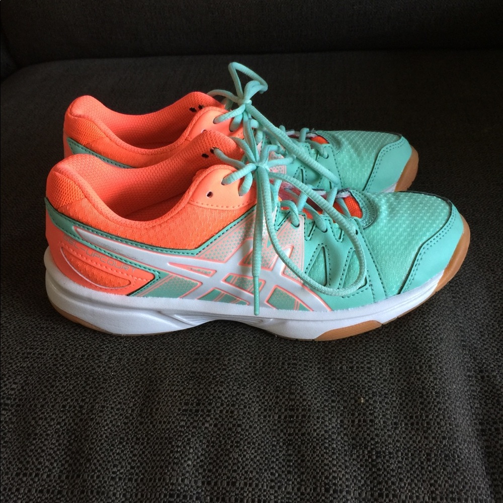 Girls Kids ASICS Gel Size 3 Volleyball Shoes