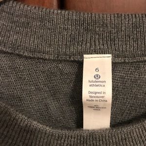 Gray Lululemon sweater