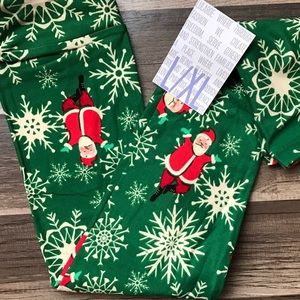 Kids Lularoe Holiday leggings L/XL