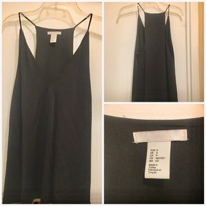 H&M sleeveless top. black