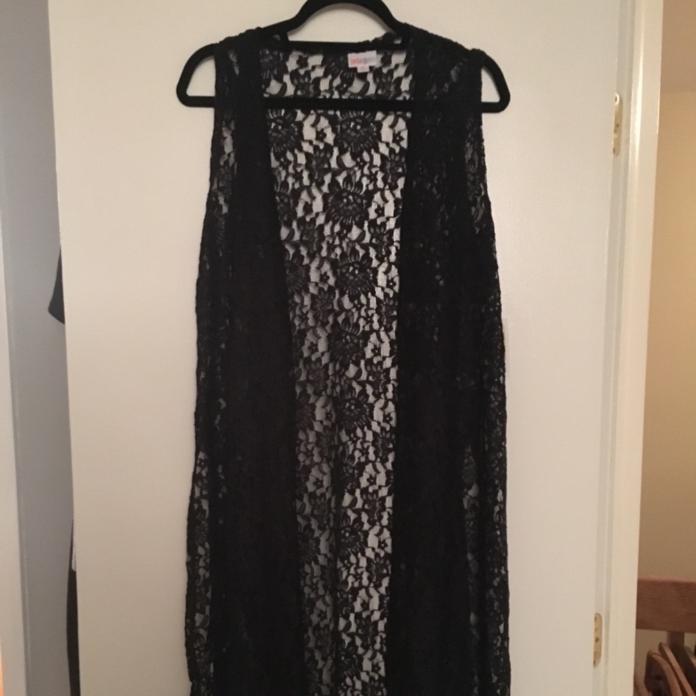 UNICORN BLACK joy vest duster!!!