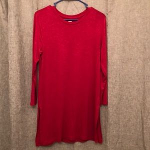 Cranberry Old Navy 3/4 Sleeve Tunic Top