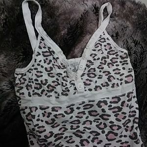 NWOT P.J. Salvage pajama set leopard print pink