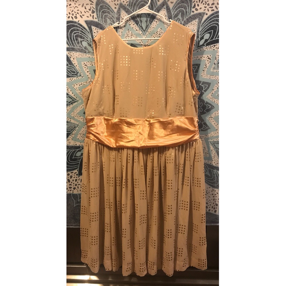 Anthropologie Pink/Nude Dress