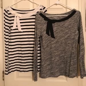 2 Ann Taylor long sleeve tops