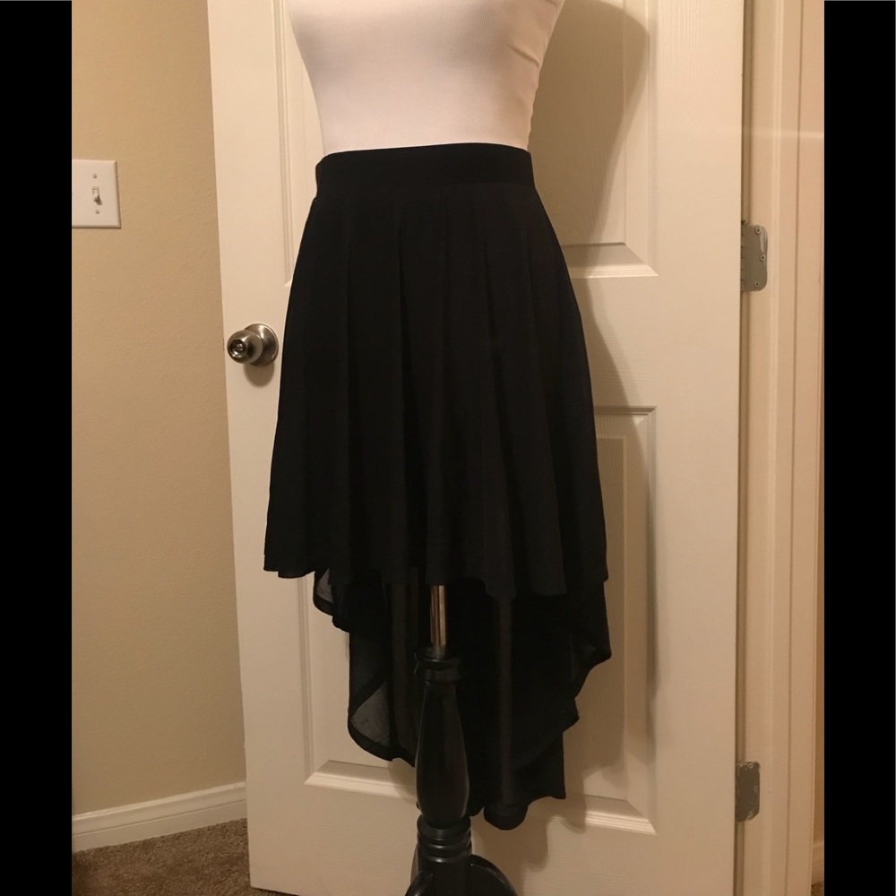 Hi-LO sheer skirt