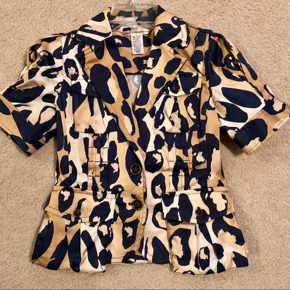 Diane Von Furstenberg Leopard Jacket