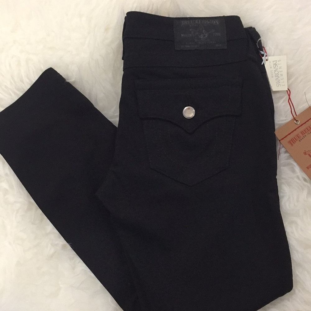 Black True Religion Leggings