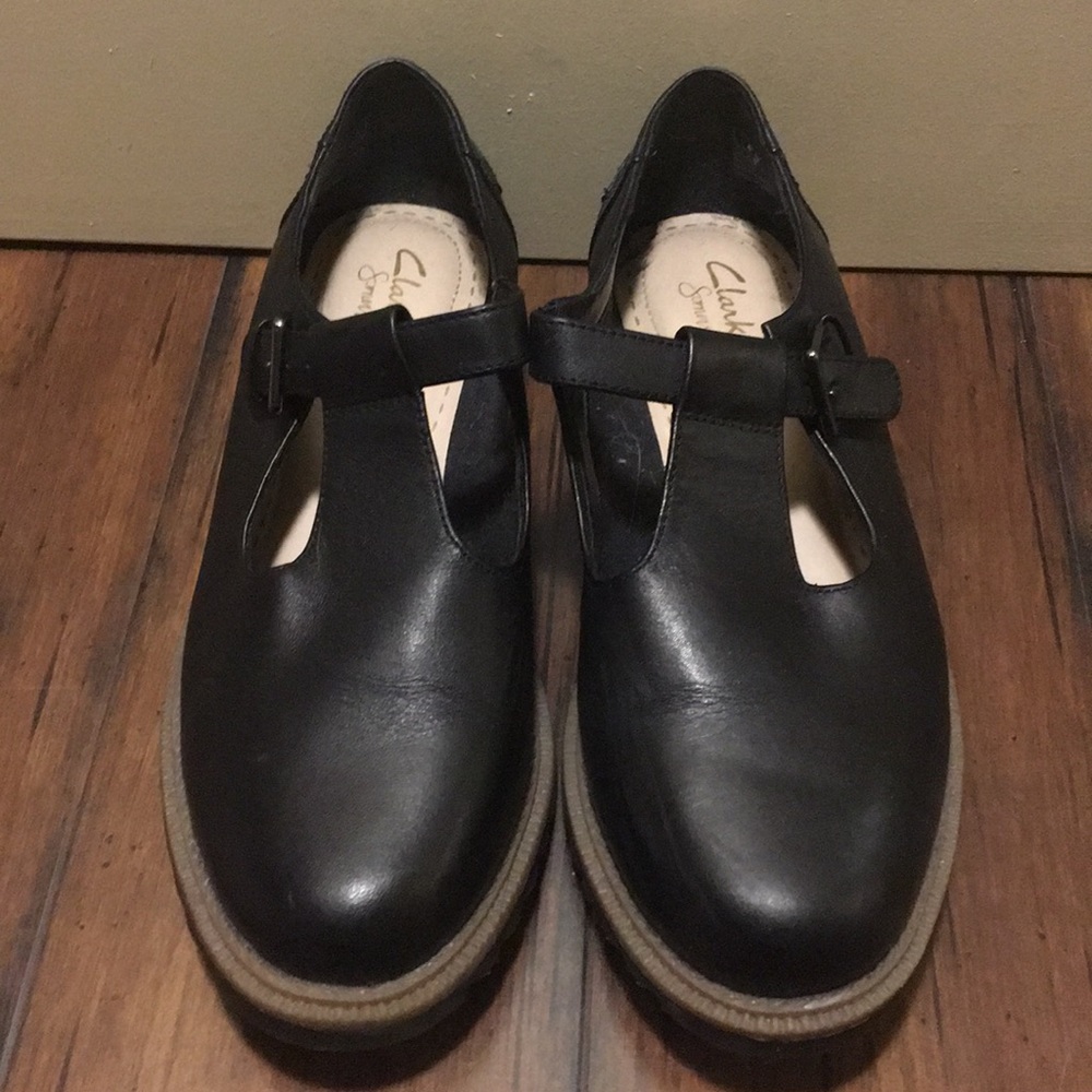 Clark’s Griffin Monty black shoes