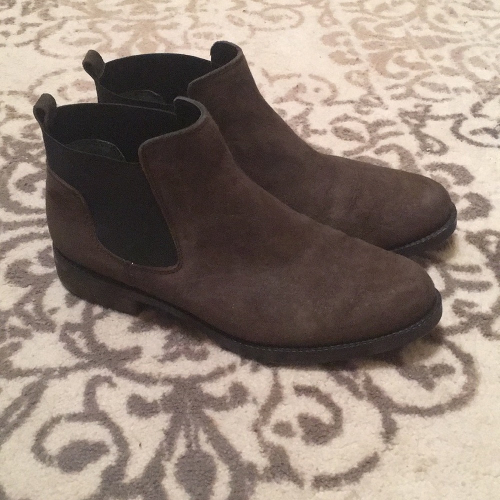 Franco Sarto dark brown booties