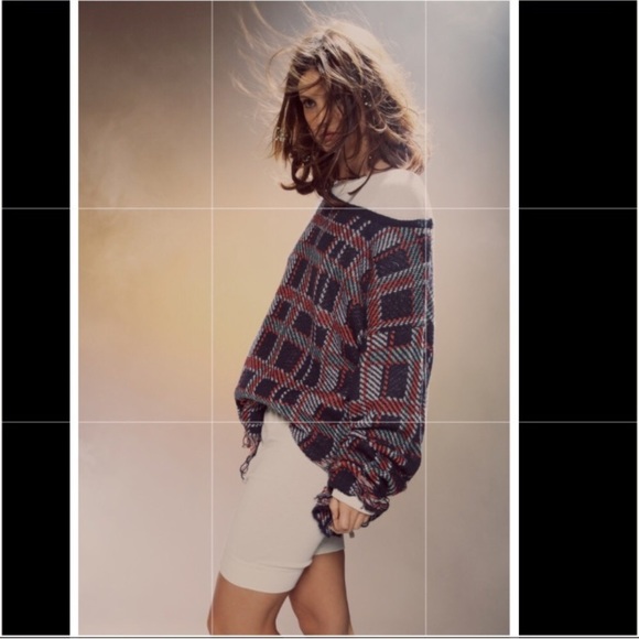 Wildfox NWT Wht Label Lennon Plaid Holiday Sweater - Picture 6 of 7