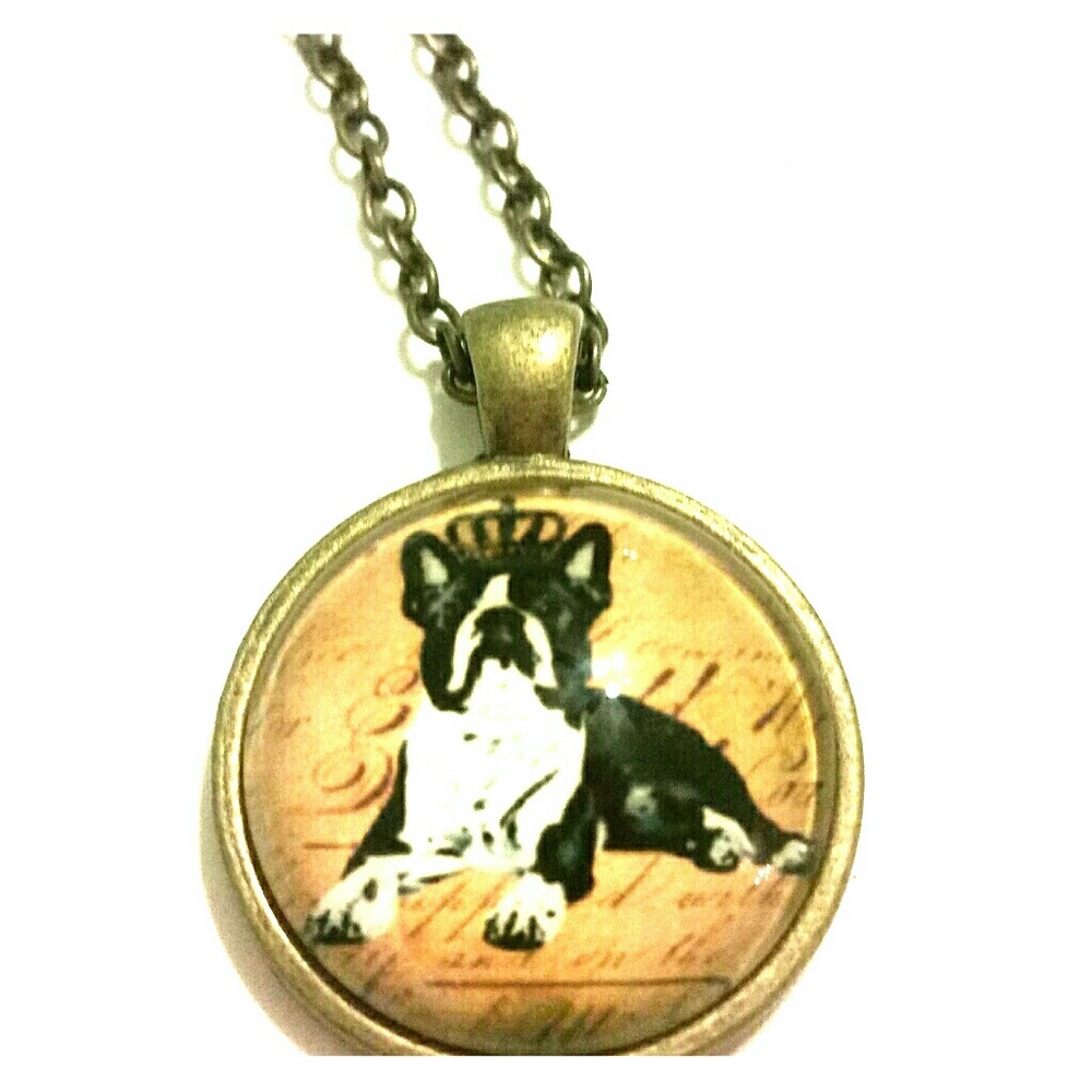 Boston Terrier Necklace with Free Gift Box