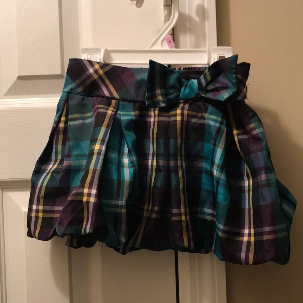 Plaid skirt