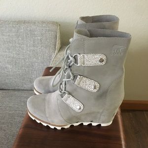 Sorel Joan Wedges Gray