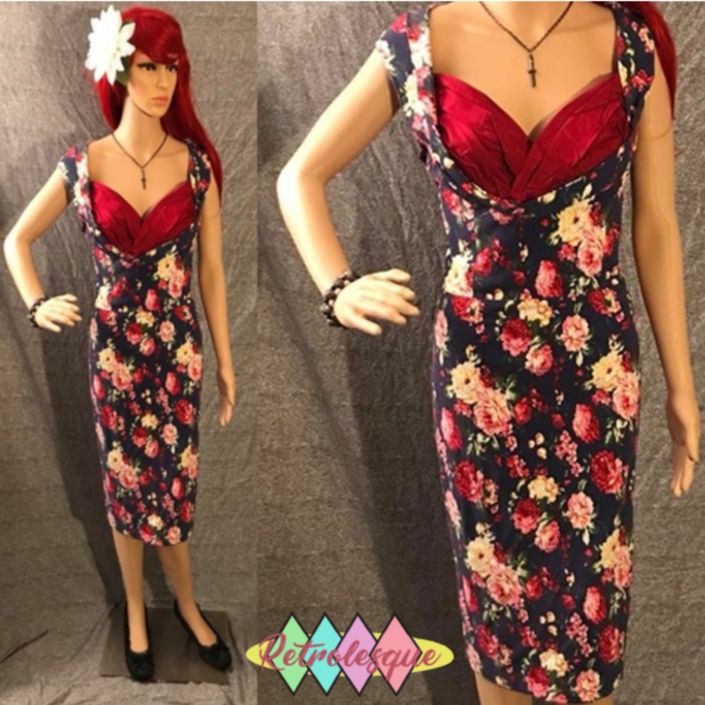 Blue/Maroon Vanessa Wiggle- NWT