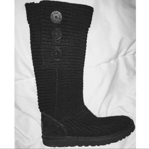 Women’s knit UGG boots- Size 7