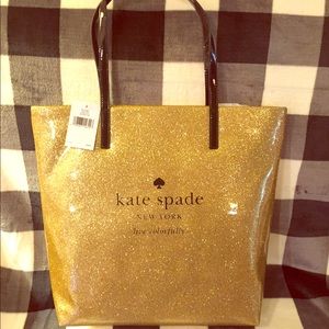 NWT Kate Spade ✨Gold Bon Shopper Tote✨