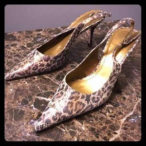 Anne Klein Animal Print Heels