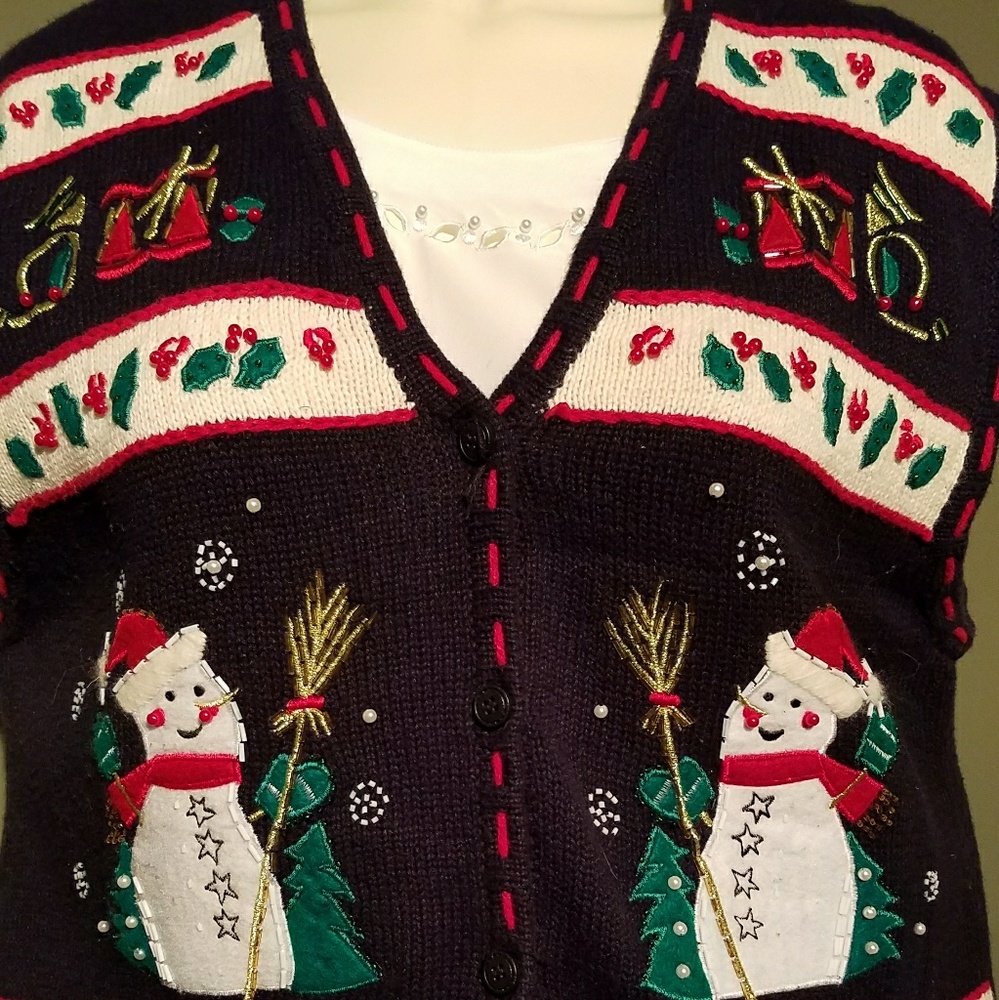 Christmas Vest! Snowmen are here!
