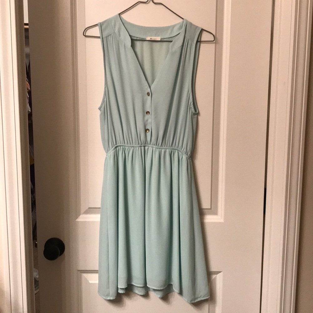 Lime sleeveless dress