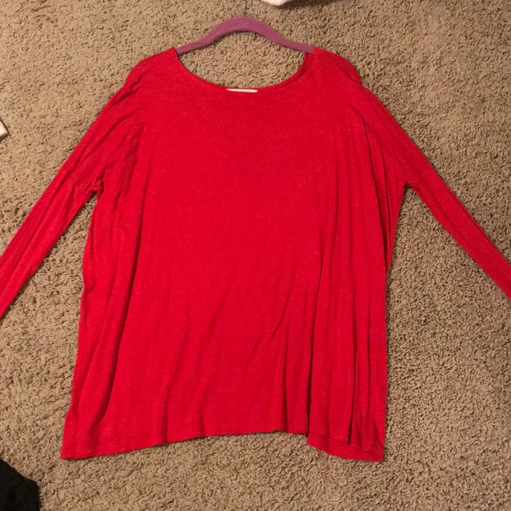 PIKO Long sleeve slowly red shirt