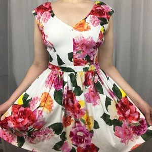 Floral Fit & Flare Dress