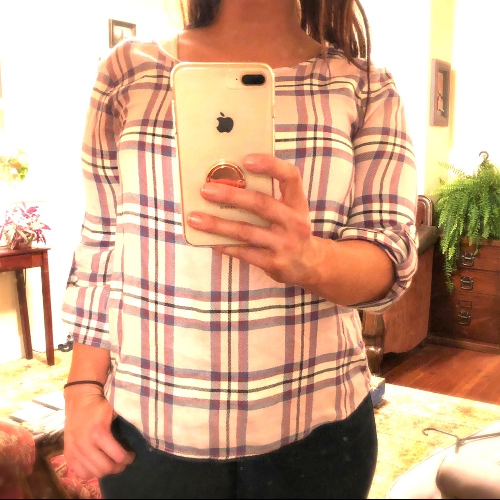 ❤️Pink Republic Flannel Top❤️