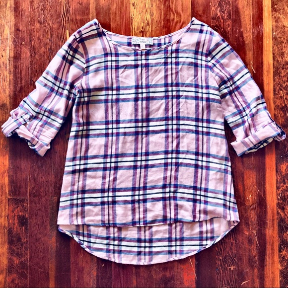 ❤️Pink Republic Flannel Top❤️ - Picture 2 of 3