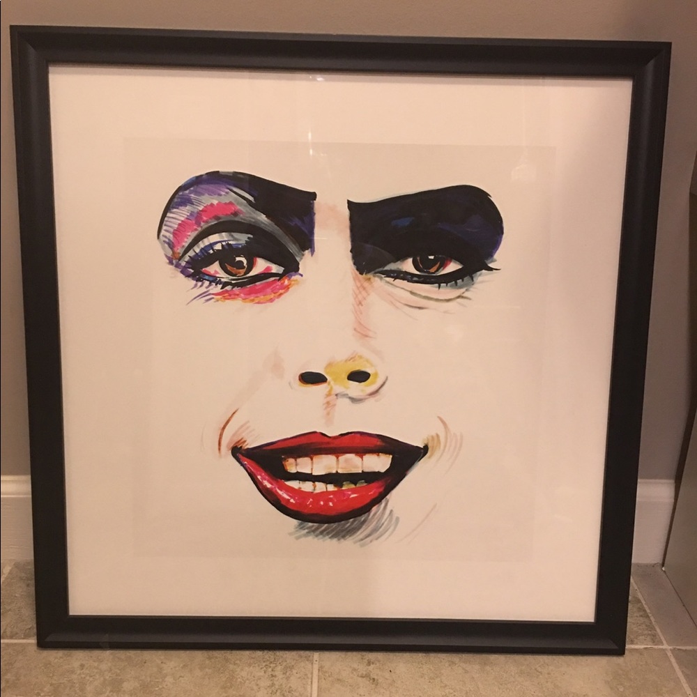 Dr Frank n Furter Rocky Horror Picture Framed Art