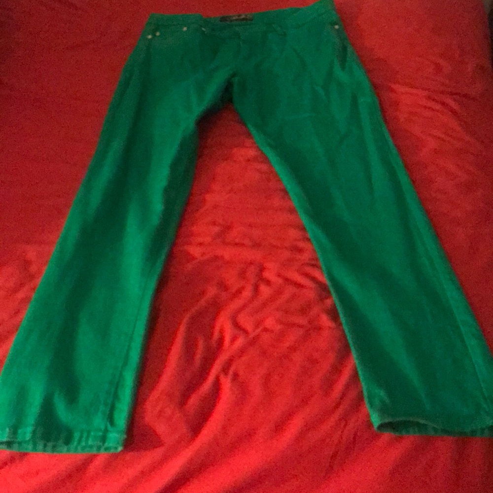 Green stretchy Jeans