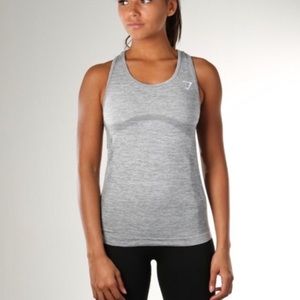 Gymshark seamless vest in light grey