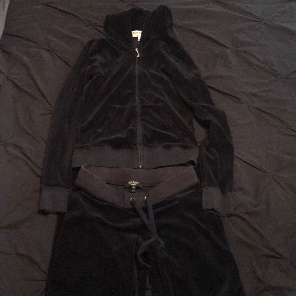 Black Juicy Couture Track Suit