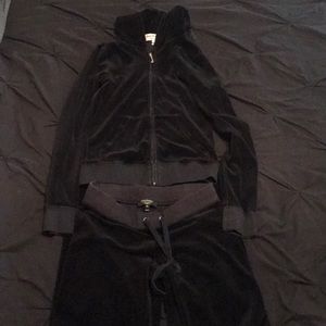 Black Juicy Couture Track Suit